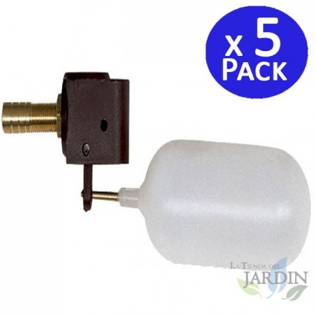 Valvola a galleggiante orizzontale a bassa pressione. 5 unità.