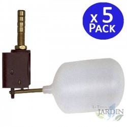 Vertical low pressure float valve. 