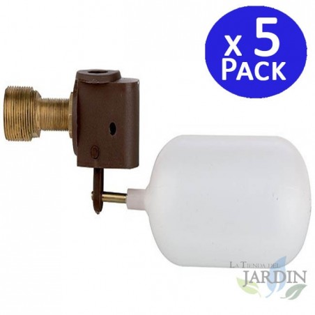 Valvola a galleggiante a bassa pressione, attacco da 3/8". 5 unità.