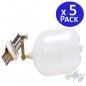 Lot de 5 Vanne Flotteur en acier inoxydable, Abreuvoir Bovins Moutons, Vanne Flotteur pour Réservoir d'Eau Chevaux 3/4'' Lot de 5 Vanne Flotteur en acier inoxydable, Abreuvoir Bovins Moutons, Vanne Flotteur pour Réservoir d'Eau Chevaux 3/4''