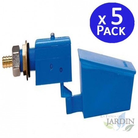 Set di 5 Valvola a Galleggiante, Abbeveratoio per Bovini e Pecore, Valvola a Galleggiante per Serbatoio d'acqua  Cavalli 3/4''