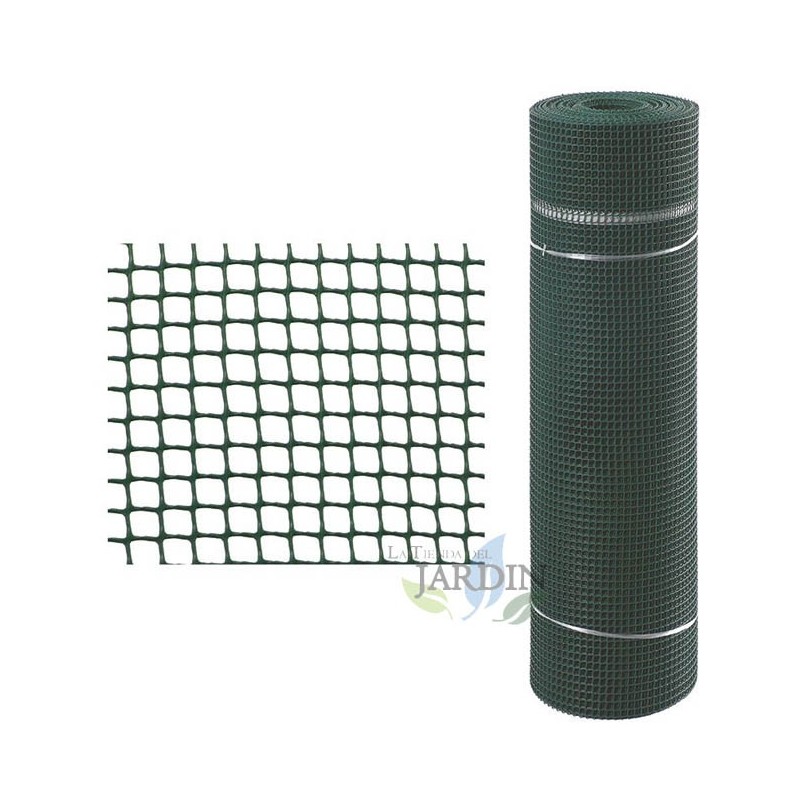 Rete in Plastica Verde 1 x 25 m (11x11 mm), Griglia di Protezione Multiuso per Balconi, Terrazze, Cancelli e Recinzioni Rete in Plastica Verde 1 x 25 m (11x11 mm), Griglia di Protezione Multiuso per Balconi, Terrazze, Cancelli e Recinzioni