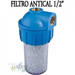 Filtro anticalcário para aquecedores e caldeiras 1/2"