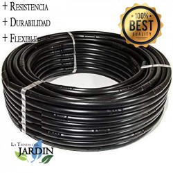 Tuyau d'irrigation goutte à goutte en polyéthylène de 16 mm, tous les 33 cm, noir, 100 mètres