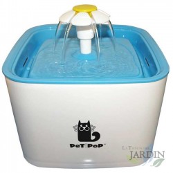 Bebedero fuente 2,5 l para perros y gatos ideal para proporcionar agua fresca a tus mascotas