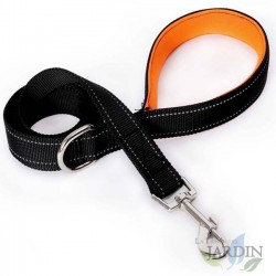 Reflective dog leash 150cm orange