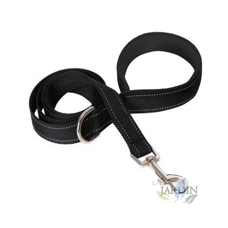 Reflective dog leash 150cm black Reflective dog leash 150cm black