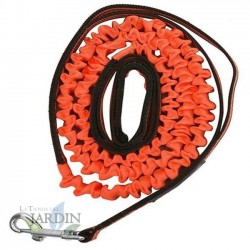 Anti-pull dog leash 150cm orange