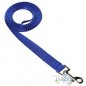 Correa nylon perros 150cm azul