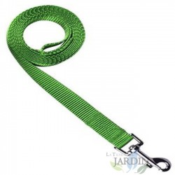 Laisse nylon pour chien 150cm verte, pour la protection des animaux