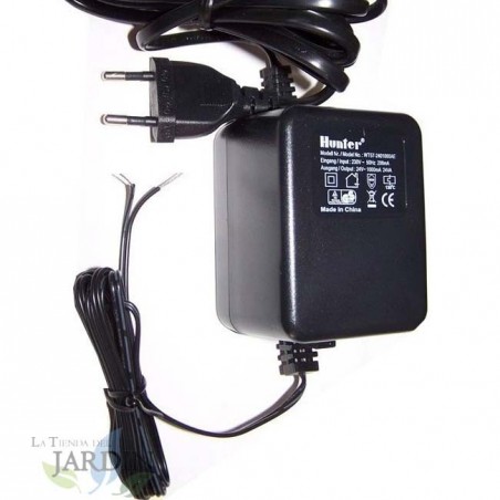 Transformateur pour Programmateurs d'Arrosage de Jardin, de 220 V à 24V, avec Câble Compatible avec Tout Type de Programmateur