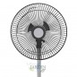 Lot de 2 Ventilateur sur pied 10'' 45W avec 3 vitesses et hauteur réglable Lot de 2 Ventilateur sur pied 10'' 45W avec 3 vitesses et hauteur réglable