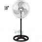 Lot de 2 Ventilateur sur pied 18''. Puissance 45W, 3 vitesses et hauteur réglable. Base stable. Oscillation à 120º. 3 Vitesses Lot de 2 Ventilateur sur pied 18''. Puissance 45W, 3 vitesses et hauteur réglable. Base stable. Oscillation à 120º. 3 Vitesses