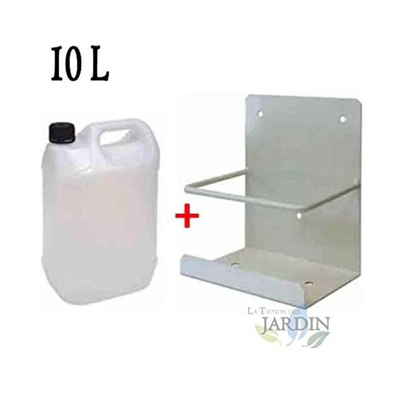 Fusto condensatore da 10 litri con supporto, ideale per il condizionamento Fusto condensatore da 10 litri con supporto, ideale per il condizionamento