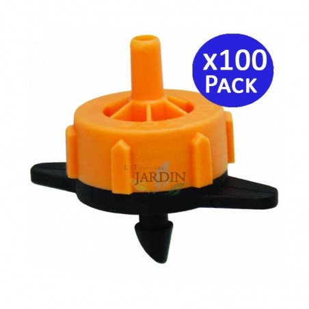 100 Self-compensating drippers 2 l/h removable