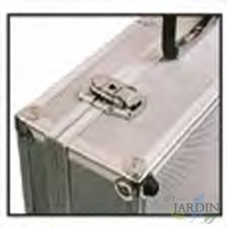Maletín de aluminio 46x33x16 cm resistente ideal para transportar herramientas de forma segura