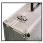 Estojo de alumínio resistente de 46x33x16 cm, ideal para transportar ferramentas com segurança Estojo de alumínio resistente de 46x33x16 cm, ideal para transportar ferramentas com segurança