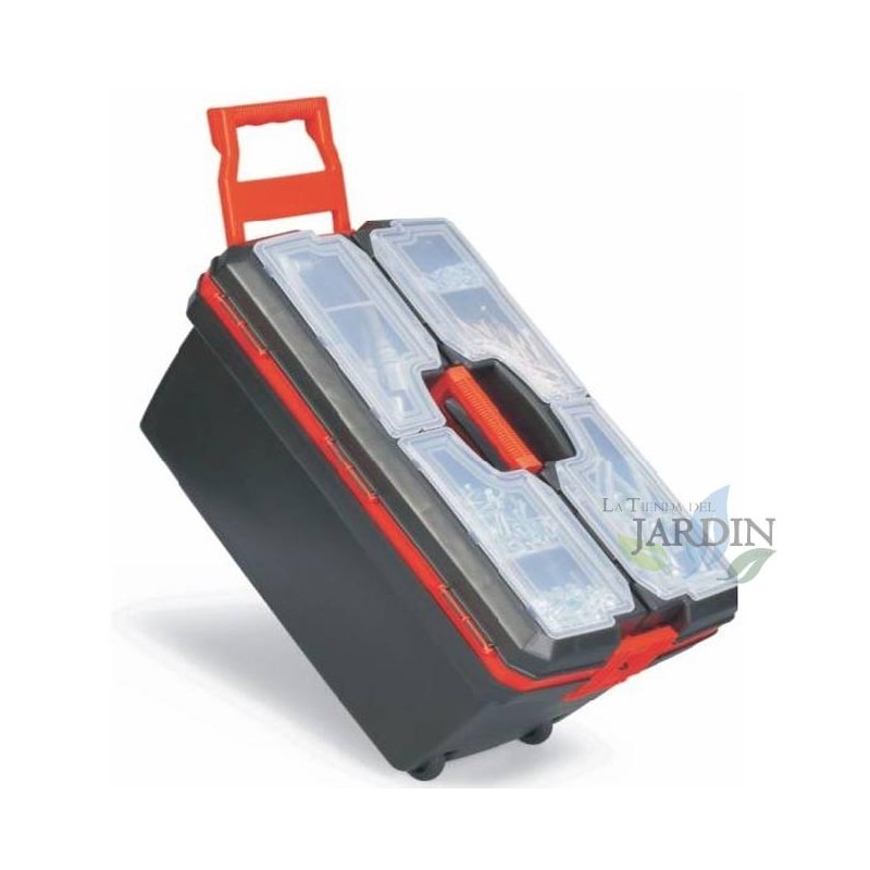 Caixa de ferramentas com rodas 66x30x32 cm ideal para armazenar e transportar ferramentas pesadas Caixa de ferramentas com rodas 66x30x32 cm ideal para armazenar e transportar ferramentas pesadas