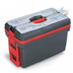 Baúl para herramientas con ruedas 66x30x32 cm ideal para almacenamiento y transporte de herramientas pesadas