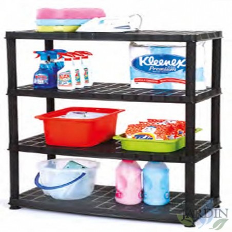 Resin shelf 4 shelves 93X46X141 cm
