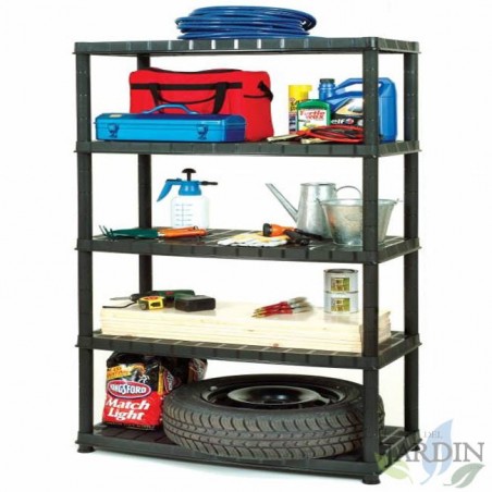 Resin shelf 5 shelves 93X46X185 cm