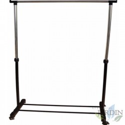 Mobile Garderobe mit Rollen 80x160 cm