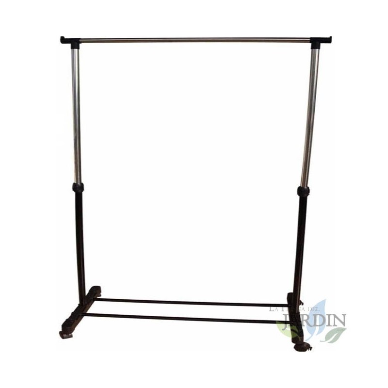 Cabideiro móvel com rodas 80x160 cm para organização flexível e prática das peças Cabideiro móvel com rodas 80x160 cm para organização flexível e prática das peças