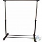 Cabideiro móvel com rodas 80x160 cm para organização flexível e prática das peças Cabideiro móvel com rodas 80x160 cm para organização flexível e prática das peças