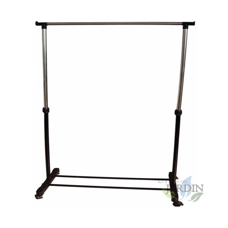 Mobile Garderobe mit Rollen 80x160 cm