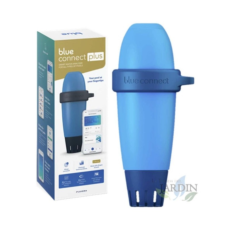 Blue Connect Plus Gold Version - Analyseur de Chlore résiduel Intelligent - Valeur PH - Température - Excellent pour Les piscine