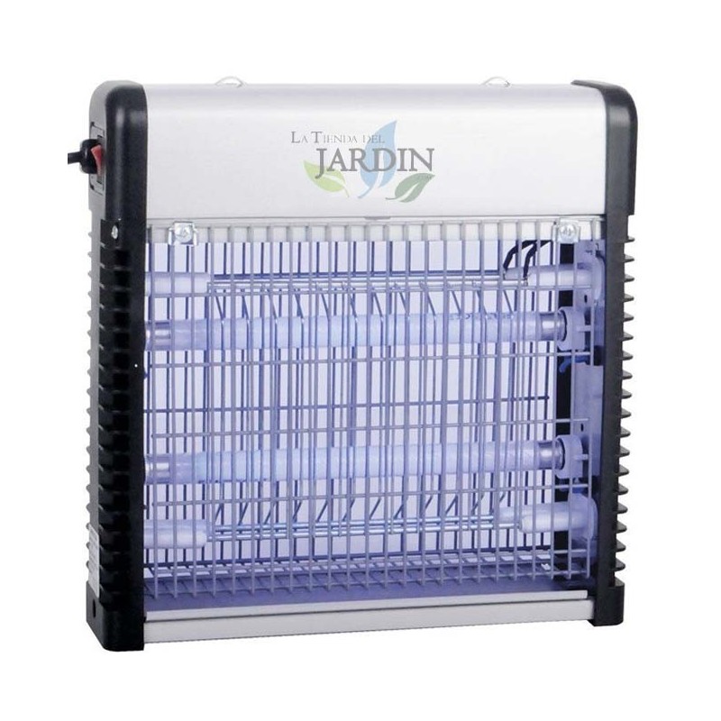 Lâmpada profissional mata mosquitos de 14 W, 26 x 26 cm, luz ultravioleta, alcance de 30 metros Lâmpada profissional mata mosquitos de 14 W, 26 x 26 cm, luz ultravioleta, alcance de 30 metros