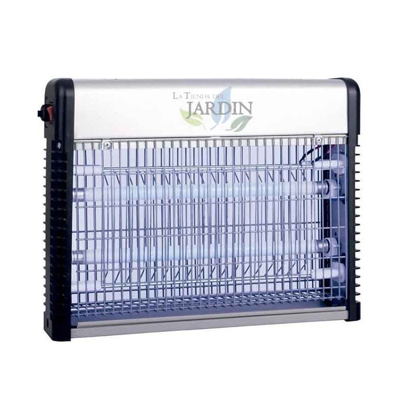 Lâmpada profissional para matar mosquitos. Mata-insetos elétrico. Alcance de 50 metros. Potência: 16 W. Luz ultravioleta.