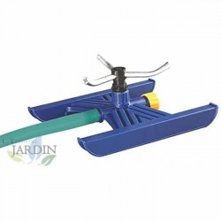 Sprinkler  Kreisförmiger Gartensprenger aus Aluminium, Radius 7,5 m, inklusive Sockel