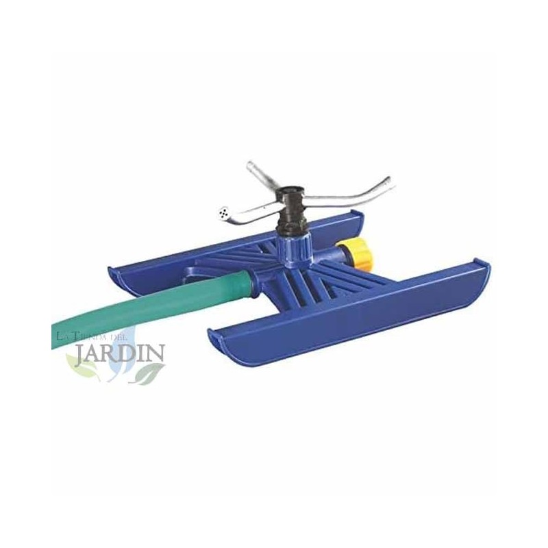 Aluminum circular garden sprinkler, radius 7.5 m, includes base Aluminum circular garden sprinkler, radius 7.5 m, includes base