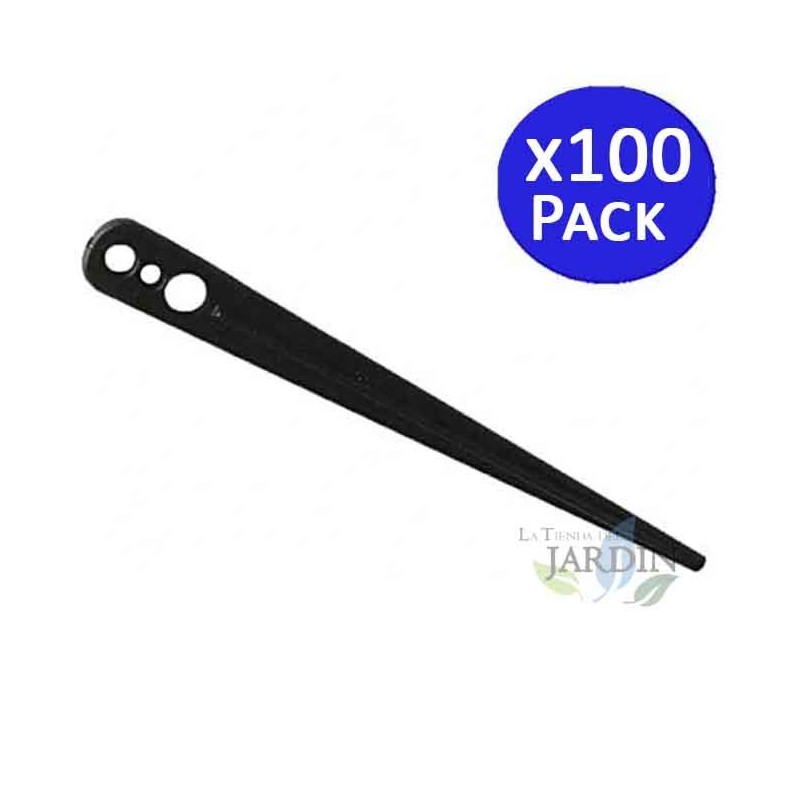Lot de 100 Piquet pour fixer un microtuyau de 0 à 7 mm au sol Lot de 100 Piquet pour fixer un microtuyau de 0 à 7 mm au sol