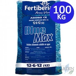 Abono fertilizante complejo Blue Max 16-6-12, 100 Kg
