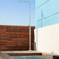 Doccia da Piscina in Acciaio Inox AISI-304 Anticalcare, Doccia da Giardino, Doccia da Esterno 2 metri