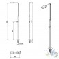 Design stainless steel pool shower Design stainless steel pool shower