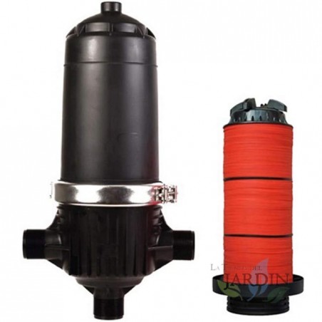 2''-Ringscheibenfilter mit Metallklammer