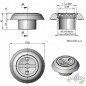 Boquilla de aspiración piscinas para encolar D50