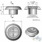 Pool suction nozzle for gluing D50 Pool suction nozzle for gluing D50