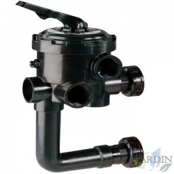 Bayonet selector valve for swimming pools, 1 1/2" thread