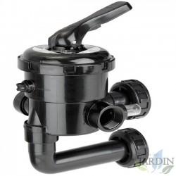 Bayonet selector valve for swimming pools, 1 1/2" thread