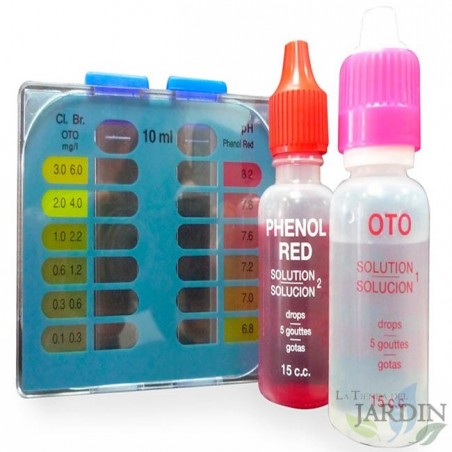 Kit De Test Piscine NEPTUNIO • Analyse PH Et Chlore • Facile à Utiliser