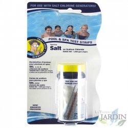 Teststreifen für den Salzgehalt im Pool. 10 Einheiten.
