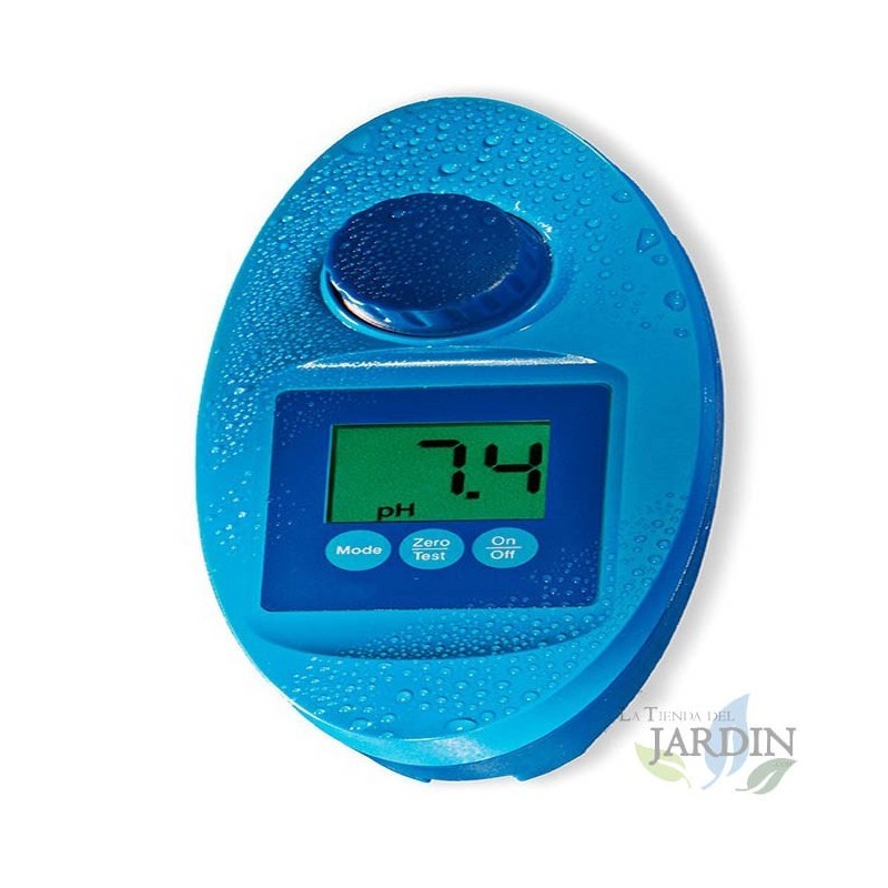 Portable photometer, chlorine, bromine, alkalinity, pH and cyanuric acid analyzer