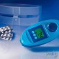 Portable photometer, chlorine, bromine, alkalinity, pH and cyanuric acid analyzer