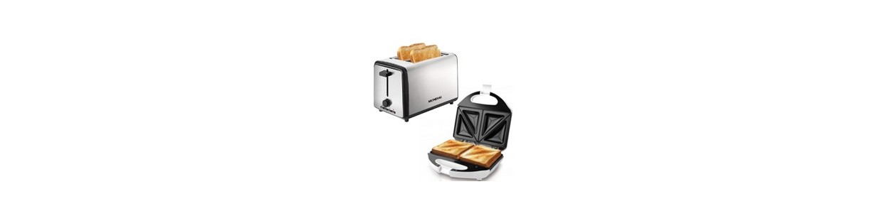 Presentamos nuestra gama de tostadoras y sandwicheras de alta calidad